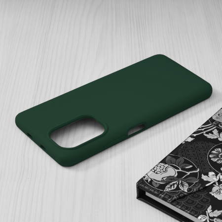 Husa Xiaomi Poco F3, Soft Edge Silicone, Dark Green [3]