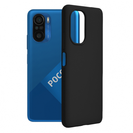 Xiaomi Poco F3 - Husa Xiaomi Poco F3, Soft Edge Silicone, Negru
