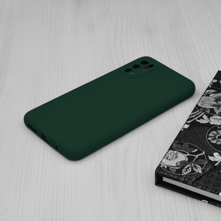 Husa Xiaomi Poco M3 Pro, Soft Edge Silicone, Dark Green [3]