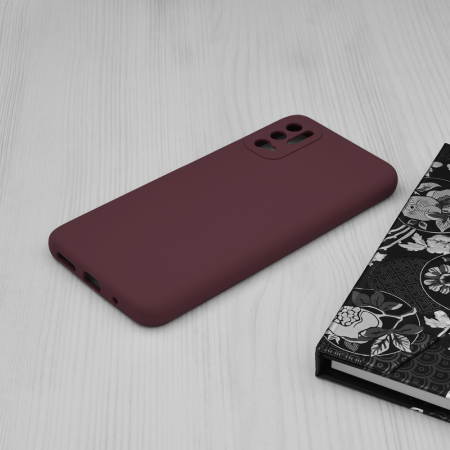 Husa Xiaomi Poco M3 Pro, Soft Edge Silicone, Plum Violet [3]