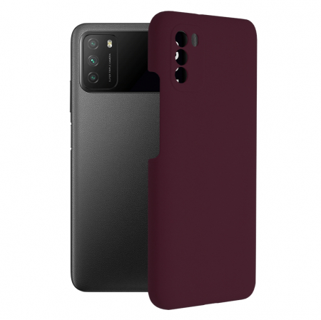 Xiaomi Poco M3 - Husa Xiaomi Poco M3, Soft Edge Silicone, Plum Violet