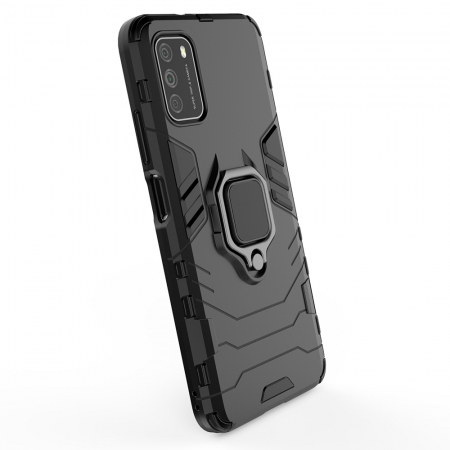 Husa Xiaomi Poco M3, Techsuit Shield Ring, Negru [4]