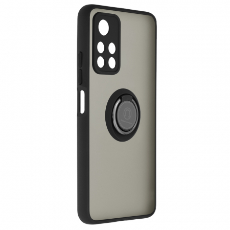 Husa Xiaomi Poco M4 Pro 5G cu inel suport stand magnetic, Negru [3]