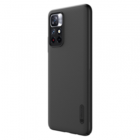 Husa Xiaomi Poco M4 Pro 5G, Nillkin Super Frosted Shield, Negru [4]