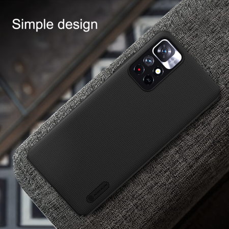 Husa Xiaomi Poco M4 Pro 5G, Nillkin Super Frosted Shield, Negru [5]