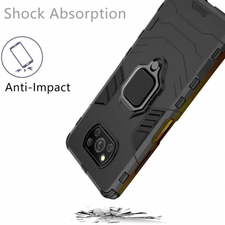 Husa Xiaomi Poco X3 NFC, Techsuit Shield Ring, Negru [7]
