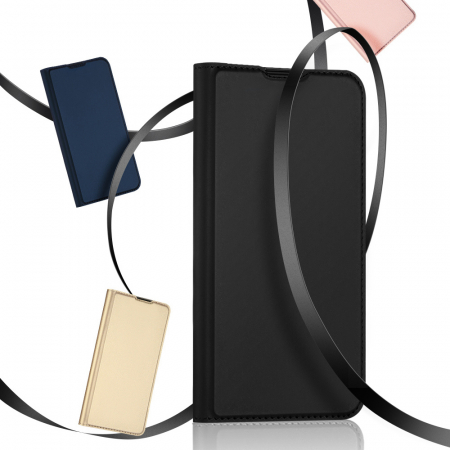 Husa Xiaomi Redmi 10, Dux Ducis Skin Pro Flip Book, Negru [2]