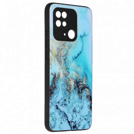 Husa Xiaomi Redmi 10C, Glaze Series, Blue Ocean [5]