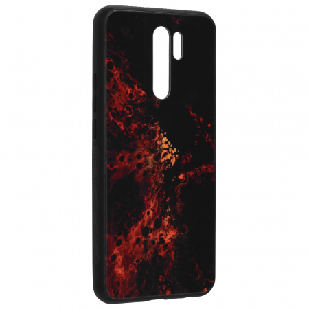 Husa Xiaomi Redmi 9, Glaze Series, Red Nebula [1]