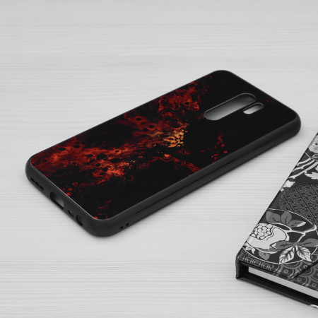Husa Xiaomi Redmi 9, Glaze Series, Red Nebula [4]
