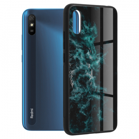 Xiaomi Redmi 9A - Husa Xiaomi Redmi 9A, Glaze Series, Blue Nebula