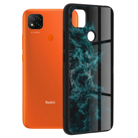 Xiaomi Redmi 9C - Husa Xiaomi Redmi 9C, Glaze Series, Blue Nebula