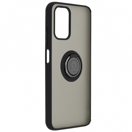 Husa Xiaomi Redmi Note 10 / 10S cu inel suport stand magnetic, Negru [1]