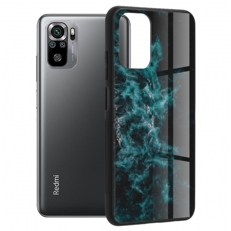 Xiaomi Redmi Note 10 / 10S - Husa Xiaomi Redmi Note 10 / 10S, Glaze Series, Blue Nebula