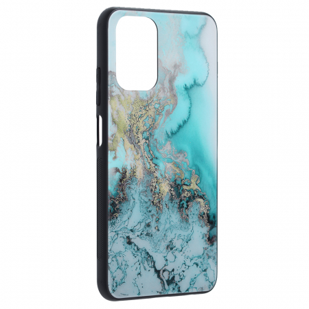 Husa Xiaomi Redmi Note 10 / 10S, Glaze Series, Blue Ocean [1]