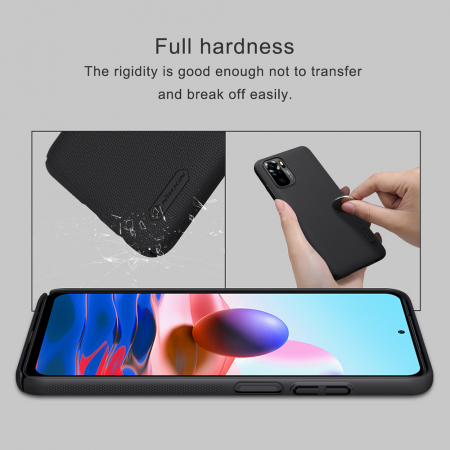 Husa Xiaomi Redmi Note 10 / 10S, Nillkin Super Frosted Shield, Negru [5]