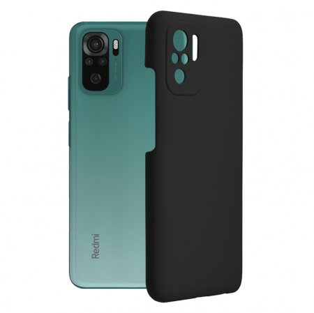 Xiaomi Redmi Note 10 / 10S - Husa Xiaomi Redmi Note 10 / 10S, Soft Edge Silicone, Negru