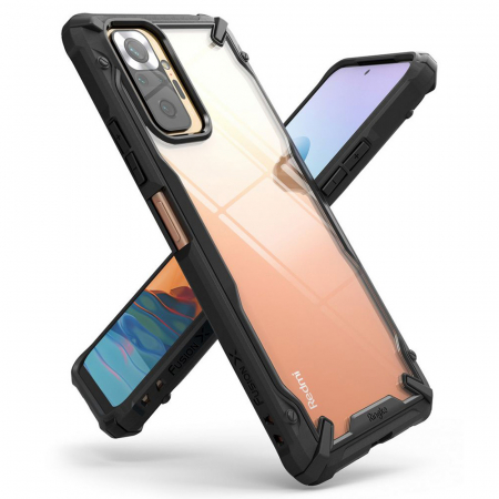 Husa Xiaomi Redmi Note 10 Pro, Ringke Fusion X, Negru [1]