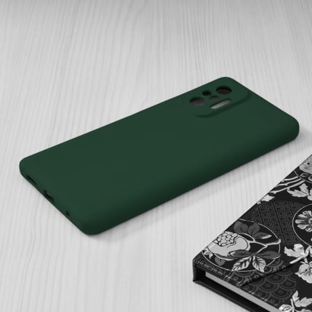 Husa Xiaomi Redmi Note 10 Pro, Soft Edge Silicone, Dark Green [3]