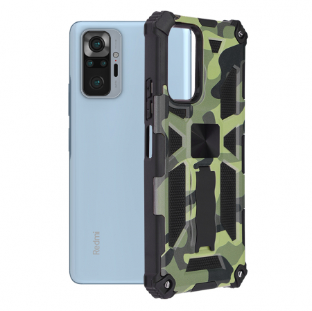 Xiaomi Redmi Note 10 Pro - Husa Xiaomi Redmi Note 10 Pro, Techsuit Blazor, Camo Lime