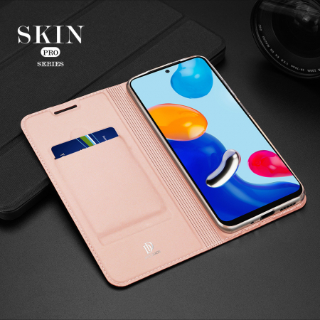 Husa Xiaomi Redmi Note 11 / 11S, Dux Ducis Skin Pro Flip Book, Negru [6]