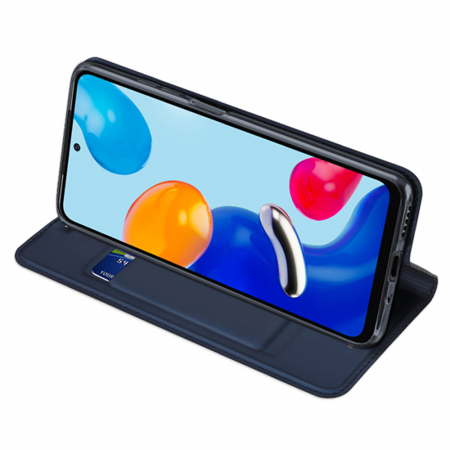 Husa Xiaomi Redmi Note 11 / 11S, Dux Ducis Skin Pro Flip Book, Negru [5]