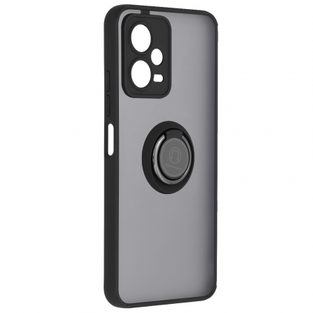 Husa Xiaomi Redmi Note 12 5G cu inel suport stand magnetic, Negru [8]