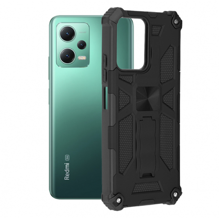 Xiaomi - Husa Xiaomi Redmi Note 12 5G, Techsuit Blazor, Negru