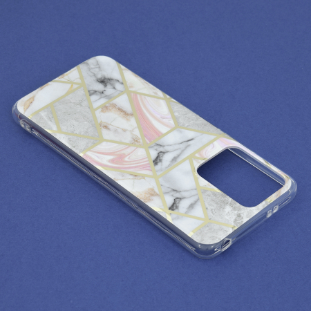 Husa Xiaomi Redmi Note 12 5G, Techsuit Marble Series, Pink Hex [5]