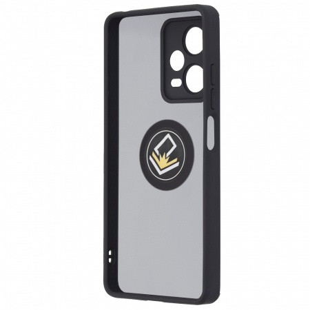 Husa Xiaomi Redmi Note 12 Pro+ cu inel suport stand magnetic, Negru [7]