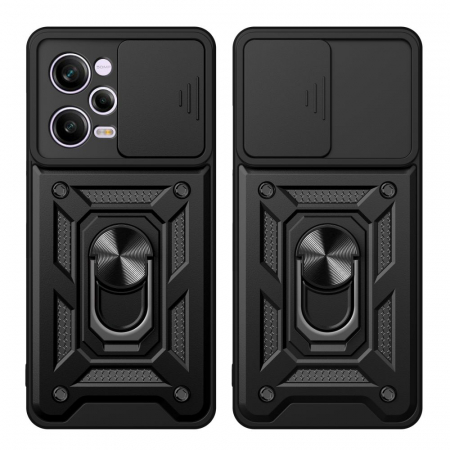 Husa Xiaomi Redmi Note 12 Pro cu protectie camera Techsuit CamShield Series, Negru [5]