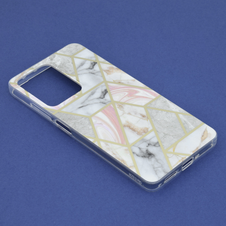 Husa Xiaomi Redmi Note 12 Pro, Techsuit Marble Series, Pink Hex [3]