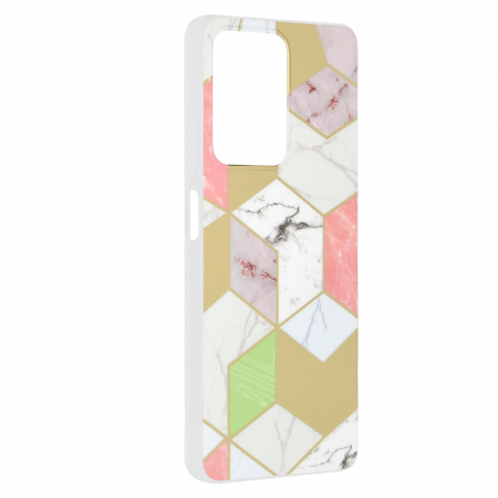 Husa Xiaomi Redmi Note 12 Pro, Techsuit Marble Series, Purple Hex [1]