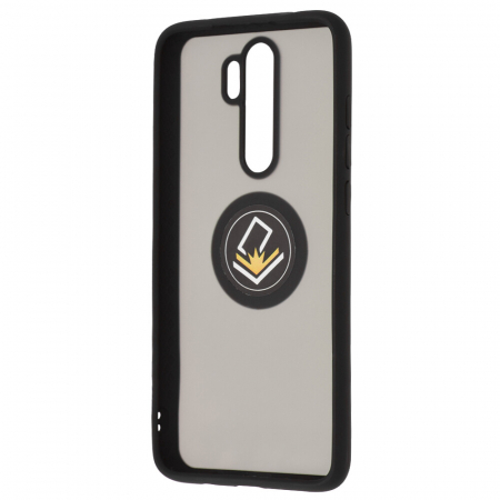 Husa Xiaomi Redmi Note 8 Pro cu inel suport stand magnetic, Negru [3]