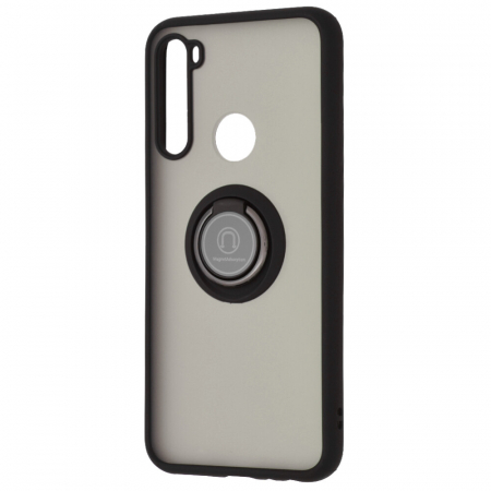 Husa Xiaomi Redmi Note 8T cu inel suport stand magnetic, Negru [4]