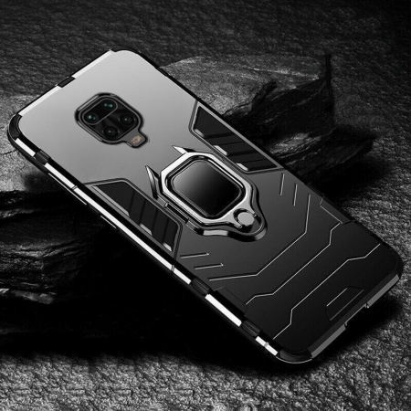 Husa Xiaomi Redmi Note 9S / Note 9 Pro, Techsuit Shield Ring, Negru [8]