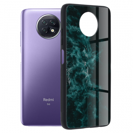 Xiaomi Redmi Note 9T - Husa Xiaomi Redmi Note 9T, Glaze Series, Blue Nebula