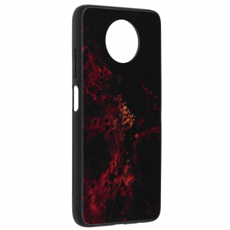 Husa Xiaomi Redmi Note 9T, Glaze Series, Red Nebula [2]