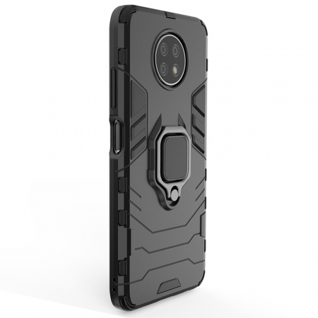 Xiaomi Redmi Note 9T - Husa Xiaomi Redmi Note 9T, Techsuit Shield Ring, Negru