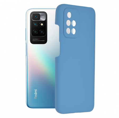 Xiaomi Redmi 10 - Husa Xiaomi Xiaomi Redmi 10, Soft Edge Silicone, Denim Blue