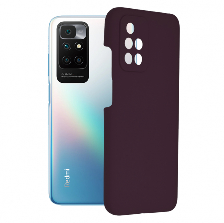 Xiaomi Redmi 10 - Husa Xiaomi Xiaomi Redmi 10, Soft Edge Silicone, Plum Violet