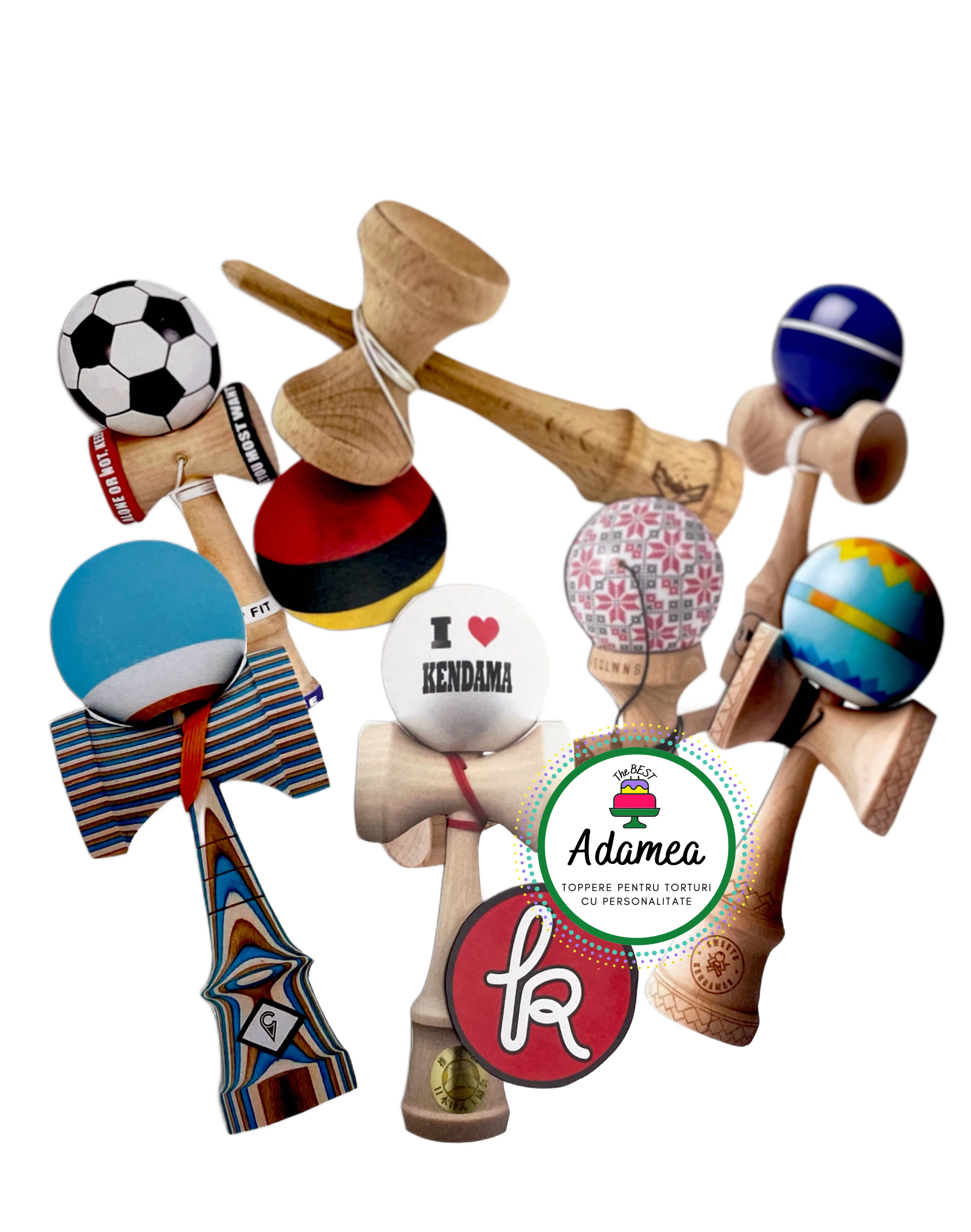 Logo Kendama topper tort Adamea