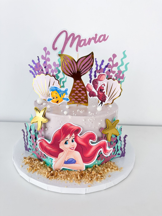 Toppere tort cu Ariel sirena [2]