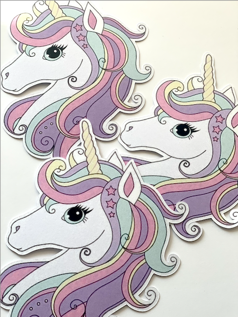 Topper Adamea cu unicorn din carton [12]