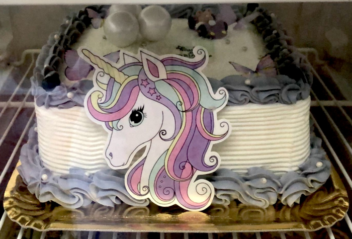 Topper Adamea cu unicorn din carton [12]