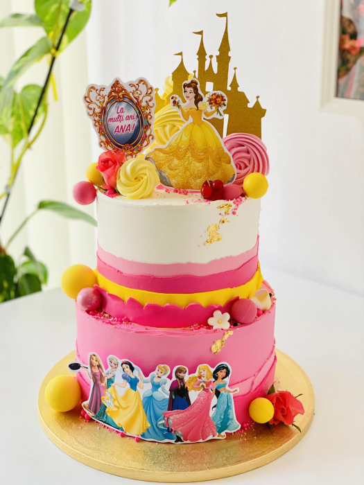 Topper tort sub forma de castel aurtiu [3]
