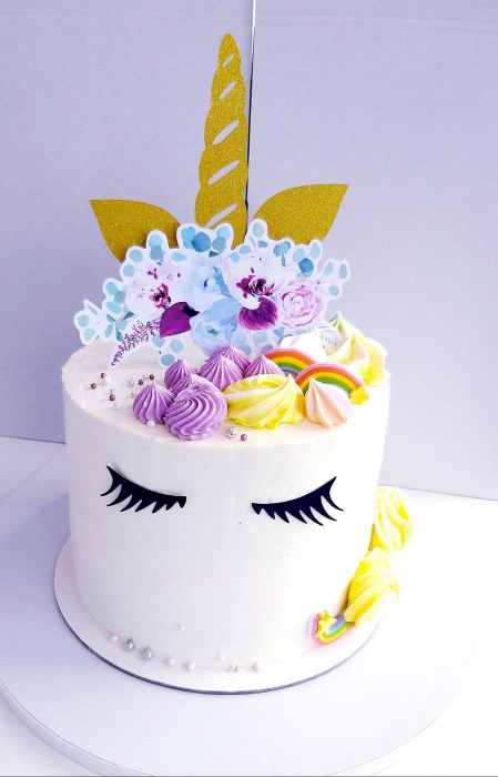 Suită topper corn unicorn cu flori [2]