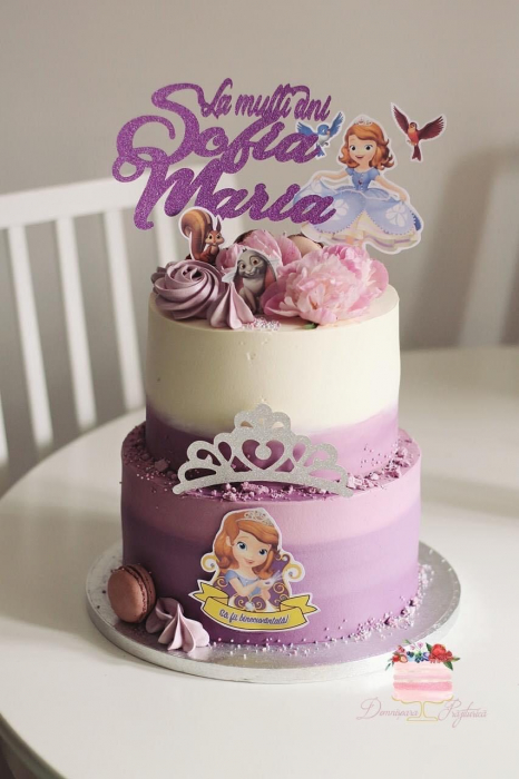 Topper coronita argintie printesa Sofia [2]