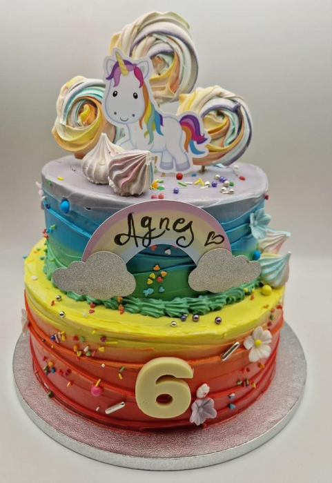 Topper tort cu curcubeu personalizat [3]