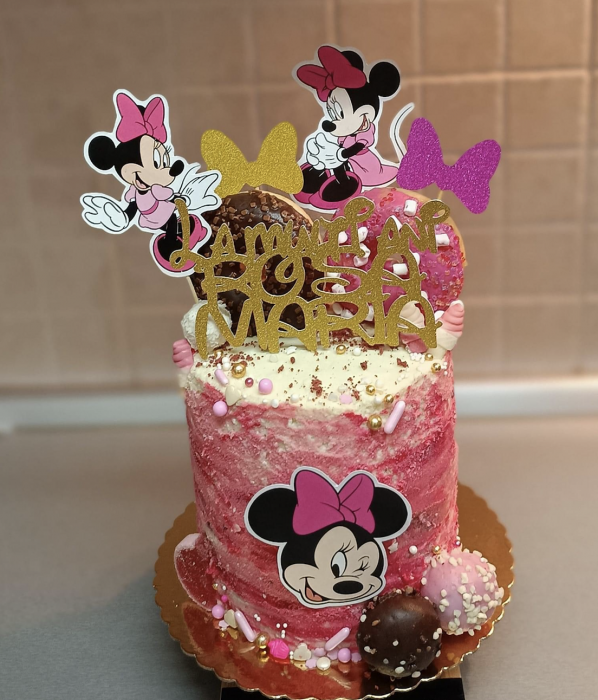Fundita auriu glitter pentru torturile Minnie [2]